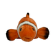 Front view of clown fish plush toy