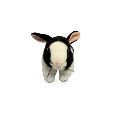 Flopsy - Bunny - 25cm standing, black and white