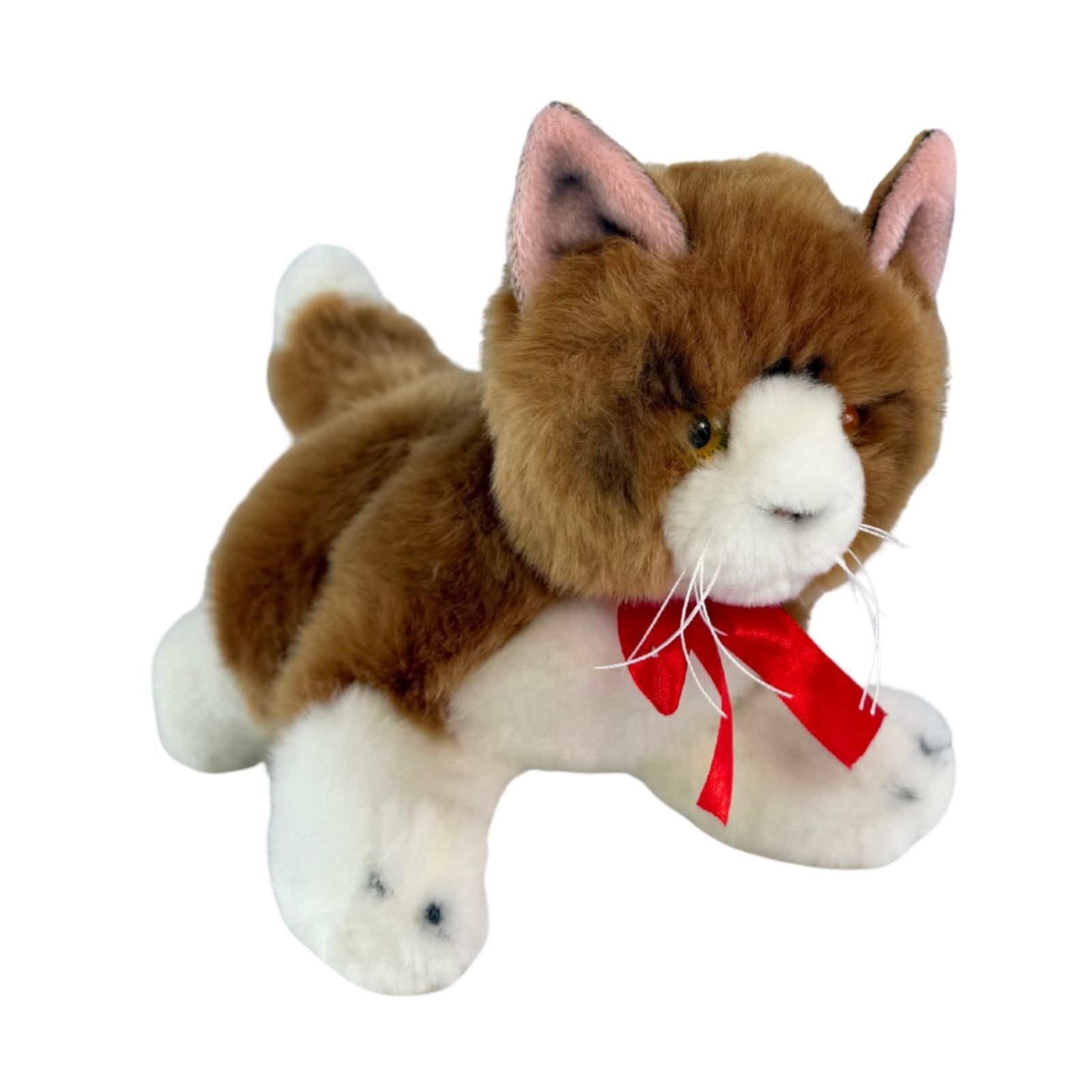 Front view of Kitten Tabby plush toy