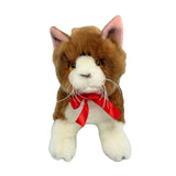 Front view of Kitten Tabby plush toy