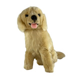 Sitting Golden Retriever plush dog toy