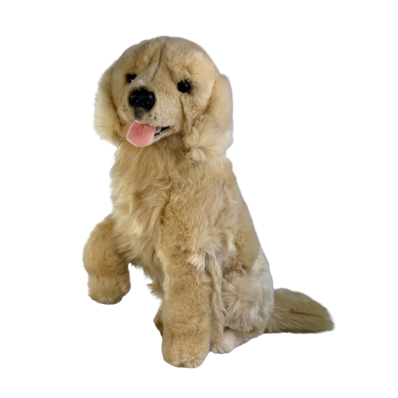Sitting Golden Retriever plush dog toy