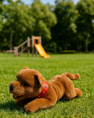 Gravy (Staffy - 28cm floppy, brown)