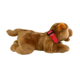 Lying Gravy brown Staffy plush toy