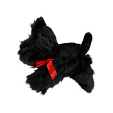 Lying Haggis Scottish Terrier plush side view