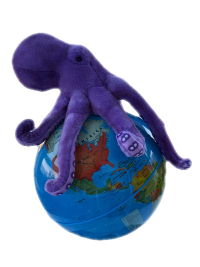 Nate (Octopus, purple - 32cm)