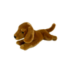 red or brown dachshund puppy plush toy