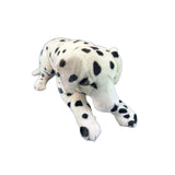 Denzel Dalmatian plush toy dog lying top view