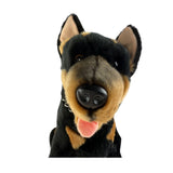 Jake Kelpie plush toy close up face