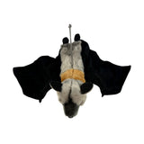 Plush toy bat with a white background