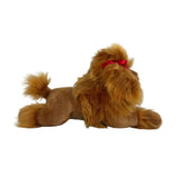 Juliet brown Poodle plush toy side view