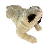 Kaos plush toy lying top view