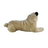 Kaos plush toy lying side view