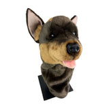 Brown Kelpie golf cover plush accessory