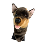 Brown Kelpie golf cover plush accessory