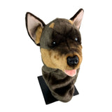 Brown Kelpie golf cover plush accessory