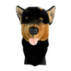 Kelpie golf cover plush front view