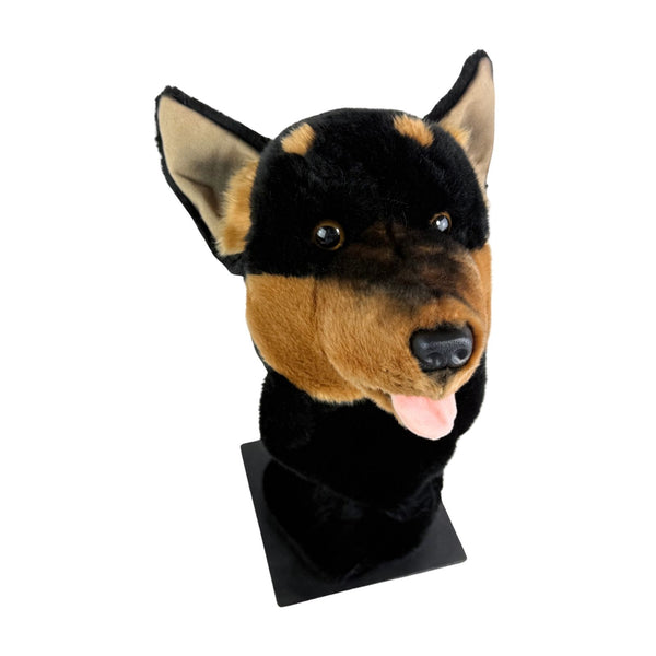 Kelpie Golf Cover, black and tan