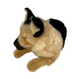 King German Shepherd plush lying top view