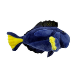 Blue Tang fish plush toy side view