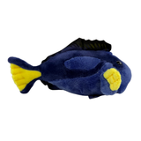 Blue Tang fish plush toy side view