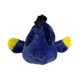 Blue Tang fish plush toy front view
