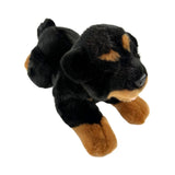 Kujo Rottweiler plush toy lying