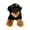 Kujo Rottweiler plush toy lying front view