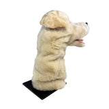 Labrador golf cover plush side view