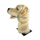 Labrador golf cover plush side view