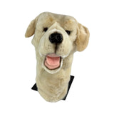 Labrador golf cover plush front view