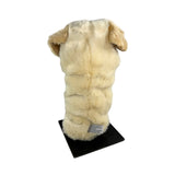 Labrador golf cover plush back view