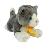 Leila Norwegian Grey kitten plush lying
