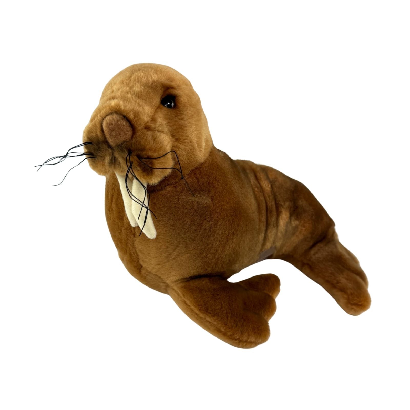 Leopold walrus plush toy lying