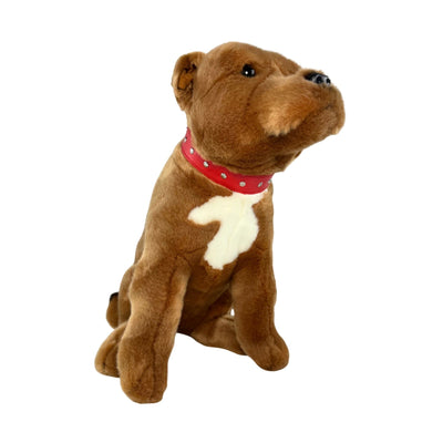 Lester (Staffy - 32cm sitting, brown)