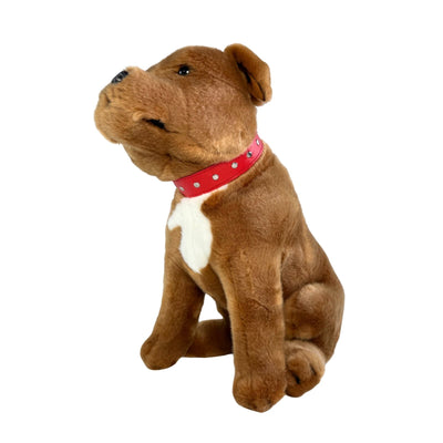 Lester (Staffy - 32cm sitting, brown)