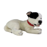 Loki Staffy plush lying