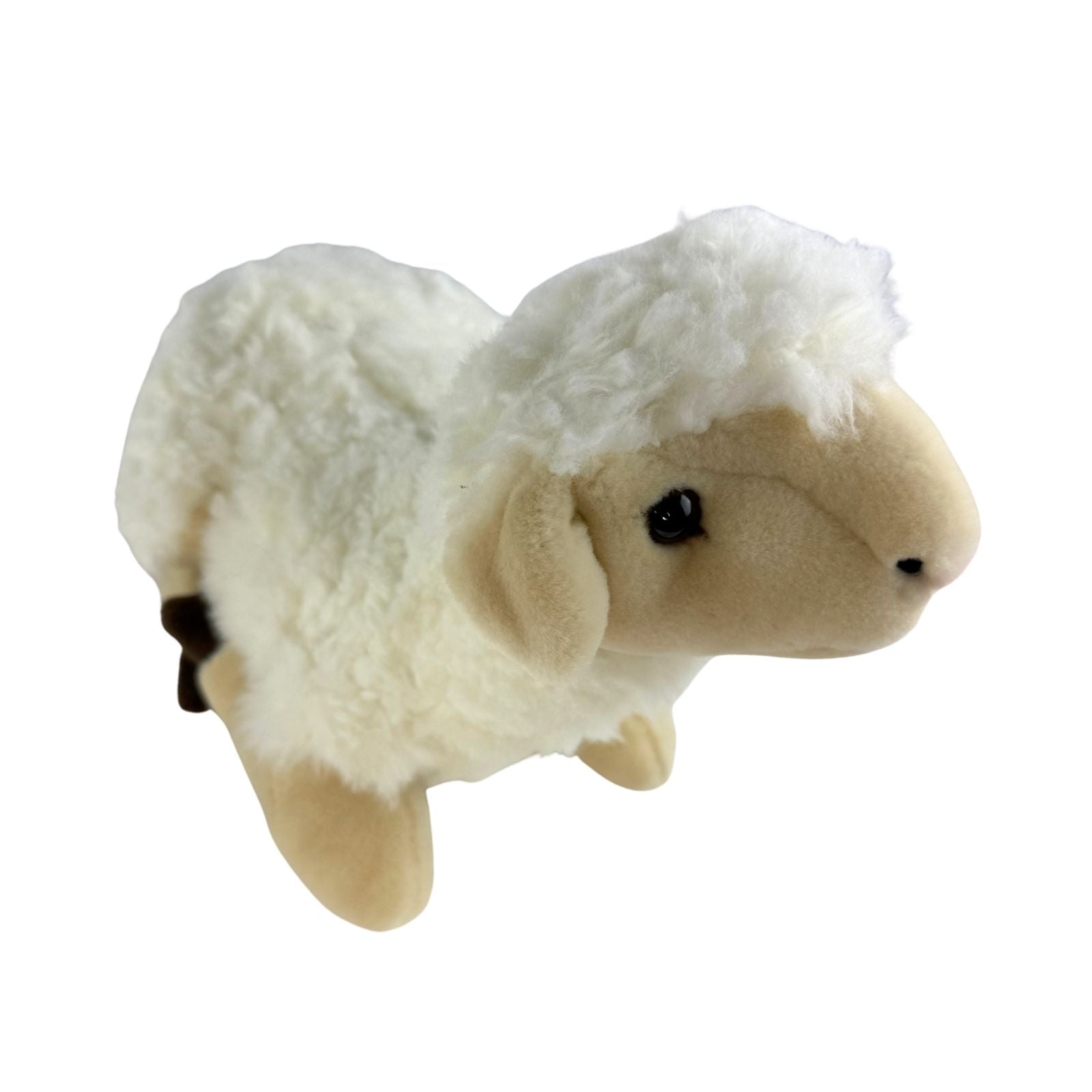Lola sheep plush toy lying