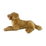 Lucky Golden Retriever plush lying side view