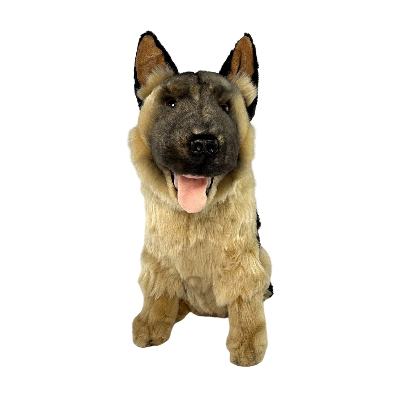 Major German Shepherd plush sitting front view