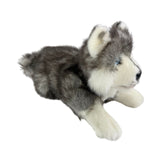 Marbles Siberian Husky puppy plush side view