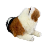 Marmalade Calico cat plush lying