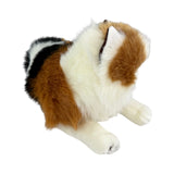 Marmalade Calico cat plush lying
