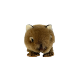 Plush toy resembling a Wombat on a white background