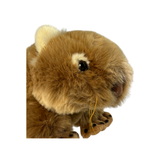 Plush toy Wombat on a white background