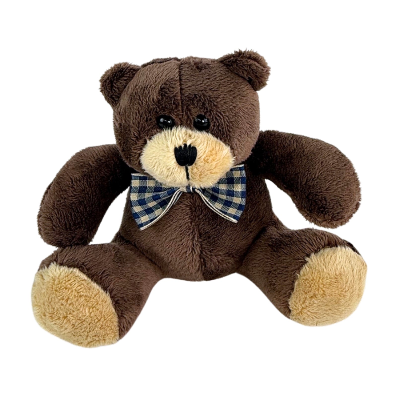 Mini Teddy Bear - 12cm, Dark Brown