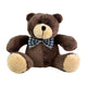 Mini Teddy Bear - 12cm, Dark Brown