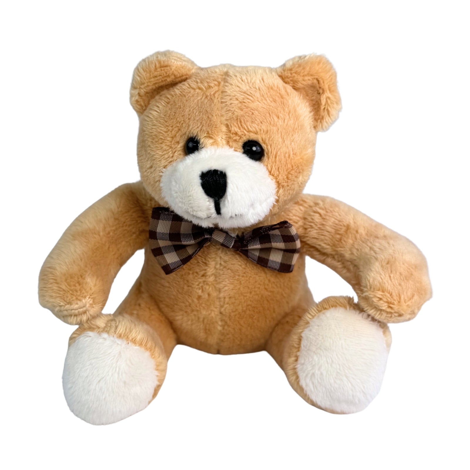 Mini Teddy Bear - 12cm, Light Brown