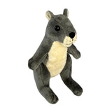 Mini Grey Kangaroo a small plush toy souvenir ideal size for children