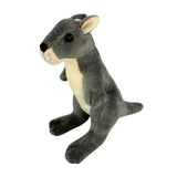 Mini Grey Kangaroo a small plush toy souvenir ideal size for children
